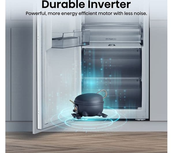 HISENSE RL3B303SAWE Integrated Tall Fridge - Fixed Hinge - Image 6