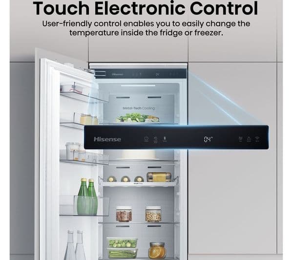 HISENSE RL3B303SAWE Integrated Tall Fridge - Fixed Hinge - Image 8