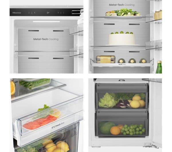 HISENSE RL3B303SAWE Integrated Tall Fridge - Fixed Hinge - Image 10