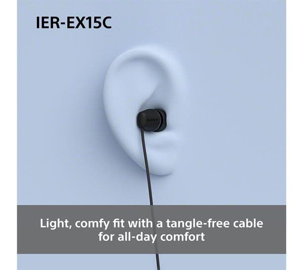 Sony IER-EX15C Earbuds White - Image 4