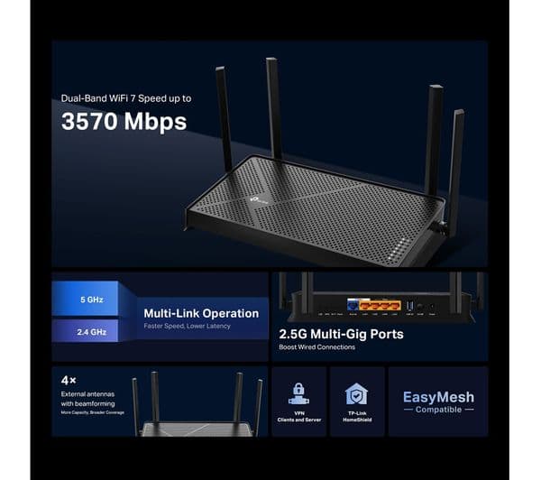 TP-Link Archer BE230 WiFi Router - Image 6