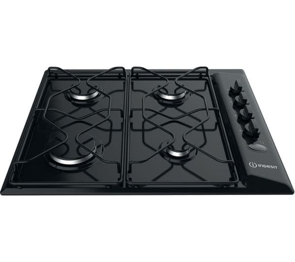 INDESIT PAA 642 /I 58 cm Gas Hob - Black - Image 1