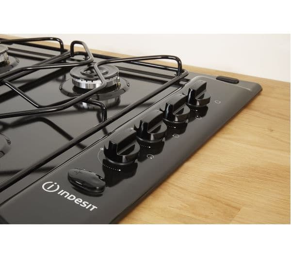 INDESIT PAA 642 /I 58 cm Gas Hob - Black - Image 3