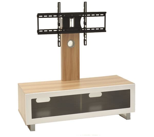 TTAP TVS1001 TV 1050 mm Stand with Bracket for up to 70" TVs - Light Oak - Image 1