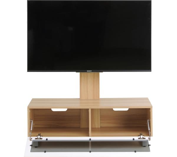 TTAP TVS1001 TV 1050 mm Stand with Bracket for up to 70" TVs - Light Oak - Image 2