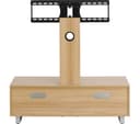 TTAP TVS1001 TV 1050 mm Stand with Bracket for up to 70" TVs - Light Oak thumbnail 7