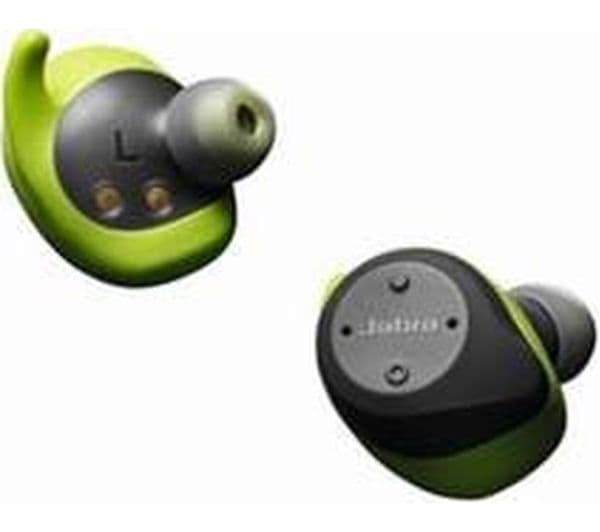JABRA Elite Sport Wireless Bluetooth Headphones - Grey & Green - Image 9
