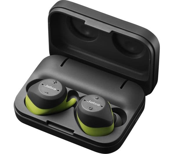JABRA Elite Sport Wireless Bluetooth Headphones - Grey & Green - Image 2
