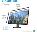 HP V27i Full HD 27" IPS LCD Monitor - Black thumbnail 5