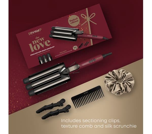REVAMP New Love Beach Waver Gift Set - Deep Merlot - Image 2
