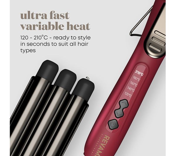 REVAMP New Love Beach Waver Gift Set - Deep Merlot thumbnail 4