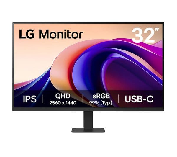 LG 32U631A-B.AEKQ Quad HD 32" IPS LCD Monitor - Black - Image 1