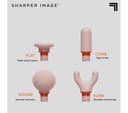 SHARPER IMAGE Power Percussion Move Edge Portable Lite Massage Gun - Pink thumbnail 4