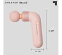 SHARPER IMAGE Power Percussion Move Edge Portable Lite Massage Gun - Pink thumbnail 5