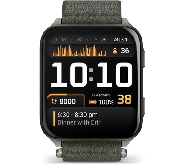 GARMIN Venu X1 Smartwatch Titanium Moss - Image 1