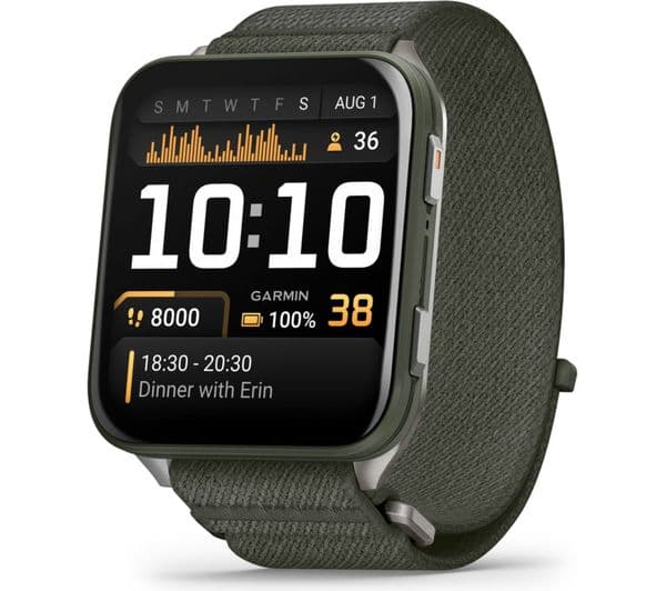 GARMIN Venu X1 Smartwatch Titanium Moss - Image 7