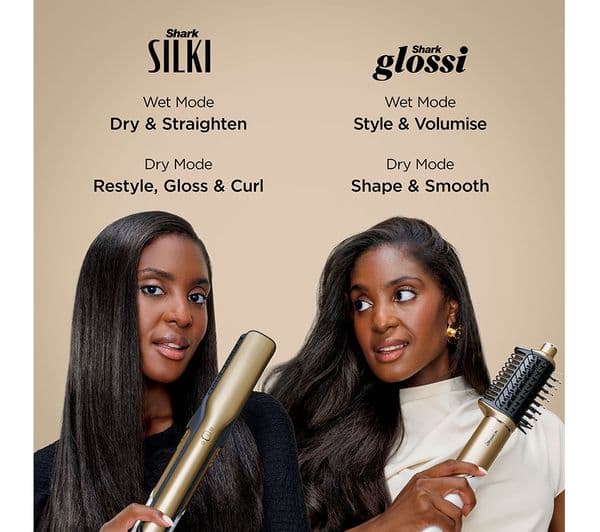 Shark Glam 5-in-1 Multi-Styler Gold - Image 7