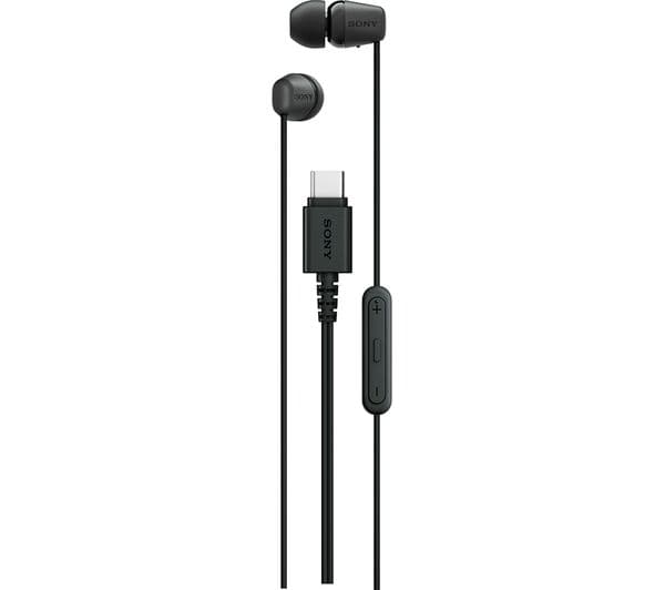 Sony IER-EX15C Earbuds Black - Image 1