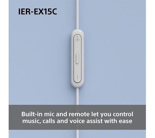 Sony IER-EX15C Earbuds Black - Image 6