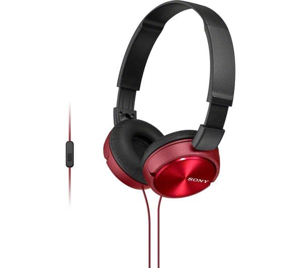 Sony MDR-ZX310APR Headphones Red - Image 1