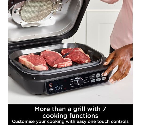 Ninja Foodi Max Pro AG651UK 7-in-1 Health Grill & Air Fryer - Black - Image 2