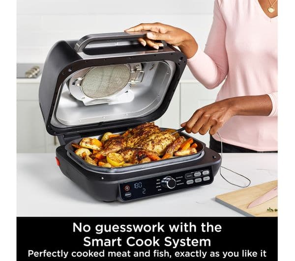 Ninja Foodi Max Pro AG651UK 7-in-1 Health Grill & Air Fryer - Black - Image 4