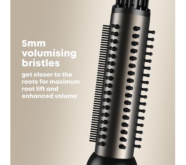 REVAMP Volume & Wave Ceramic Hot Brush - Black - Image 9