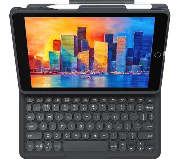 ZAGG Pro Keys 10.9" iPad Air Keyboard Folio Case - Black & Grey - Image 3