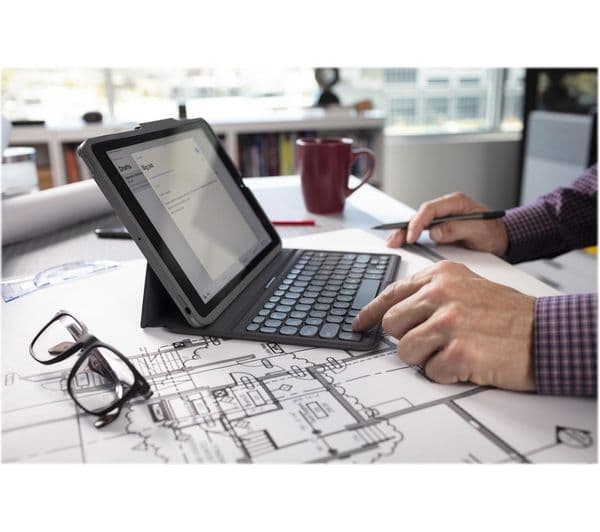 ZAGG Pro Keys 10.9" iPad Air Keyboard Folio Case - Black & Grey - Image 10