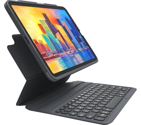 ZAGG Pro Keys 10.9" iPad Air Keyboard Folio Case - Black & Grey - Image 2