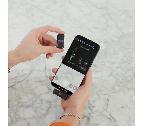 RODE Wireless Micro USB Type-C Microphone System - Black - Image 5