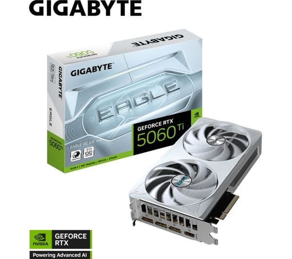 GIGABYTE GeForce RTX 5060 Ti 16 GB Eagle OC ICE Graphics Card - Image 5