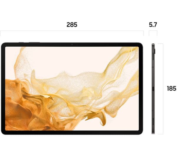 SAMSUNG Galaxy Tab S8 Plus 12.4" 5G Tablet - 128 GB, Graphite - Image 3