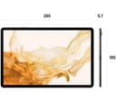 SAMSUNG Galaxy Tab S8 Plus 12.4" 5G Tablet - 128 GB, Graphite thumbnail 3