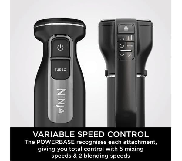 Ninja Foodi 2-in-1 CI090UK Hand Blender & Mixer - Black - Image 5