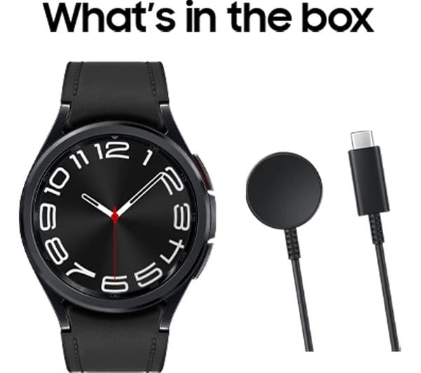 SAMSUNG Galaxy Watch6 Classic 4G with Bixby - Black, 43 mm - Image 3