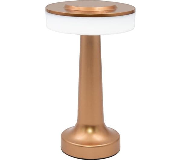 GLOBAL GIZMOS 66339 LED Table Lamp - Brass - Image 1