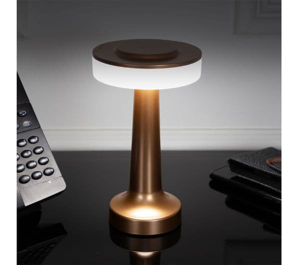 GLOBAL GIZMOS 66339 LED Table Lamp - Brass - Image 3