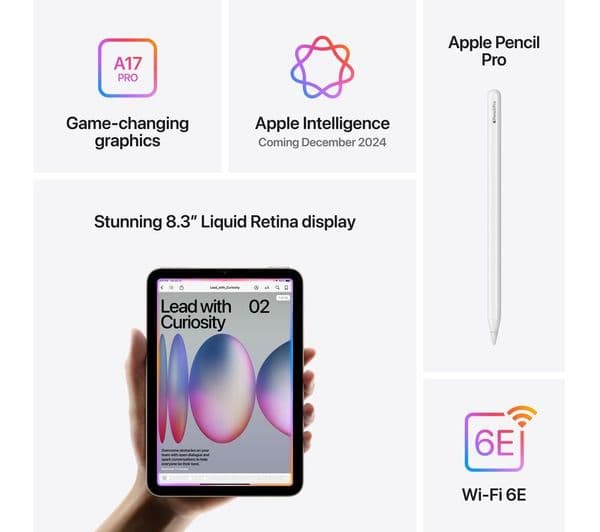 Apple iPad mini 8.3" 128GB Starlight - Image 7