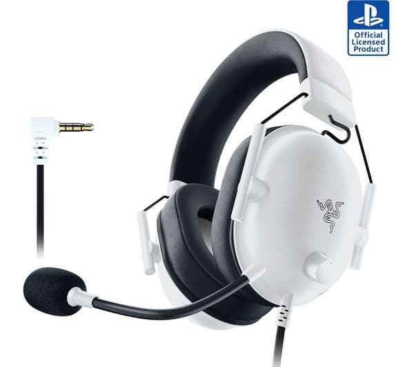 RAZER BlackShark V2 X 7.1 Gaming Headset for PlayStation - White - Image 2