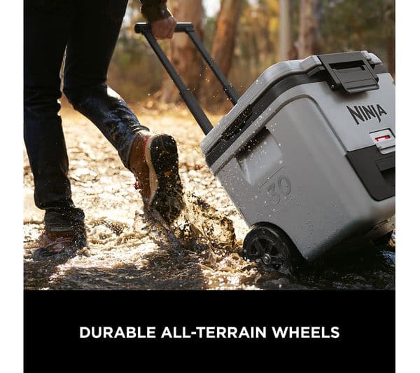Ninja FB230UKGY FrostVault 28L Wheeled Cooler with Dry Zone - Grey - Image 9