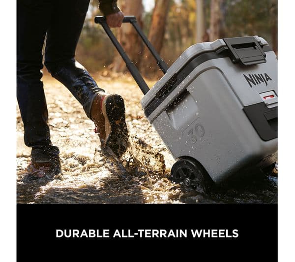 Ninja FB230UKGY FrostVault 28L Wheeled Cooler with Dry Zone - Grey - Image 3