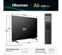Hisense 55" A6Q 4K LED TV thumbnail 3