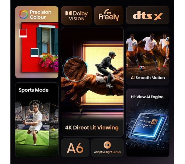 Hisense 55" A6Q 4K LED TV - Image 4