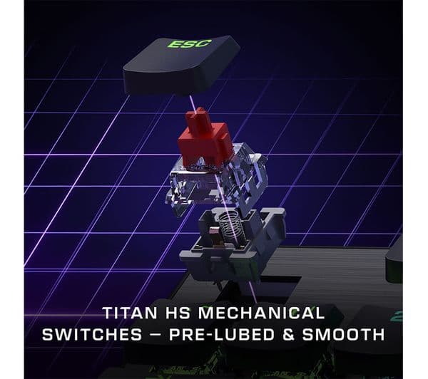 TURTLE BEACH Vulcan II TKL Gaming Keyboard Black - Image 4