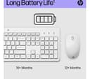 HP 230 Wireless Keyboard & Mouse Set White thumbnail 5