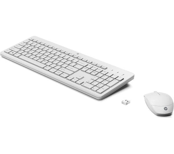 HP 230 Wireless Keyboard & Mouse Set White - Image 3