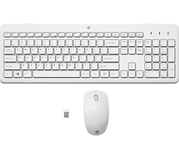HP 230 Wireless Keyboard & Mouse Set White - Image 4