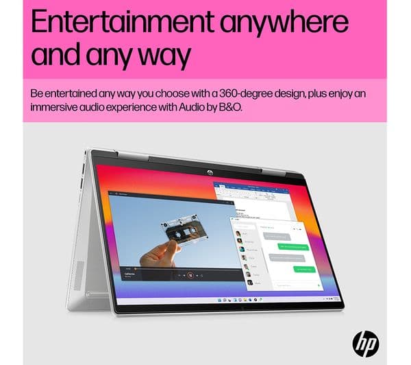 HP Pavilion x360 14-ek1551na 14" 2 in 1 Laptop - Intel® Core™ i7, 512 GB SSD, Silver - Image 4