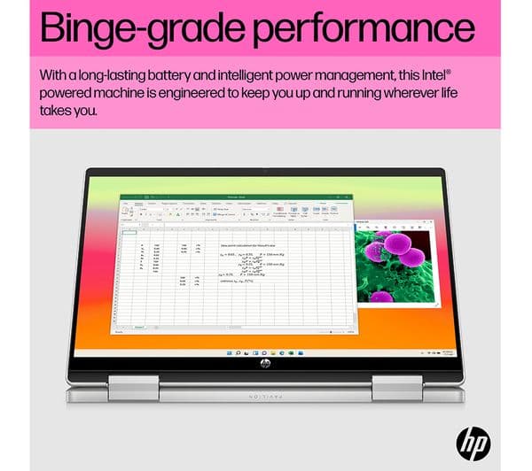 HP Pavilion x360 14-ek1551na 14" 2 in 1 Laptop - Intel® Core™ i7, 512 GB SSD, Silver - Image 6